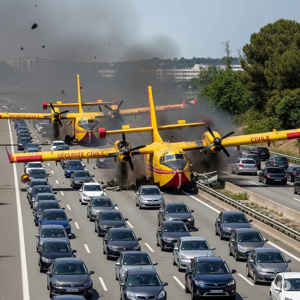 Les deux canadairs prêtés à l'Espagne, vétustes et endommagés sont ...